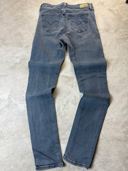 Levi's High Rise Skinny Jeans XS 28/32 dunkelblau Washed Damen Jeans (XS)