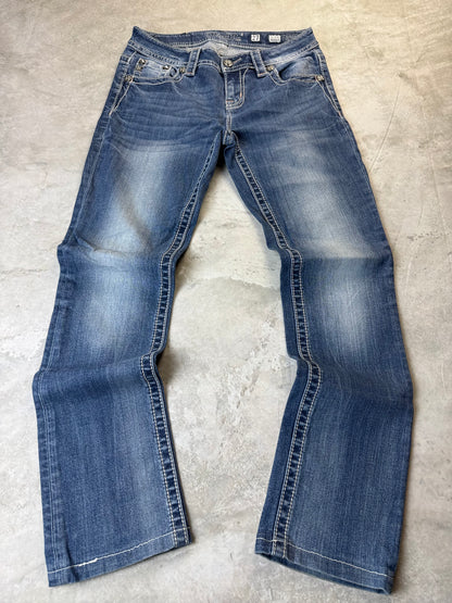 Miss Me Mid Rise Straight Damen Jeans (S)