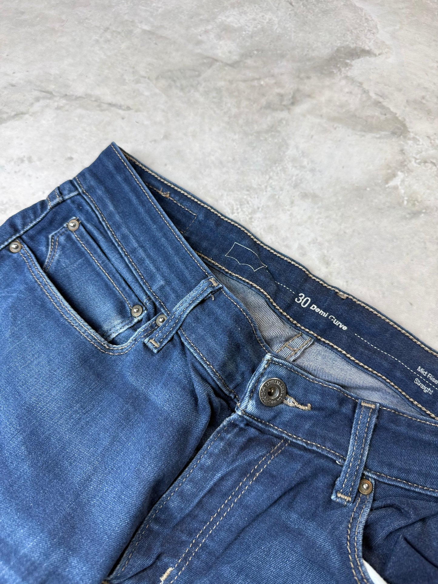 Levi's Demi Curve Straight Herren Damen Jeans (M)