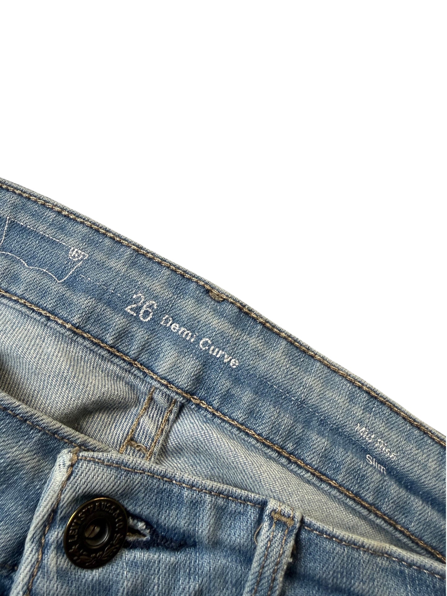 Levi's Demi Curve Mid Rise Slim Jeans Damen Jeans (XS)