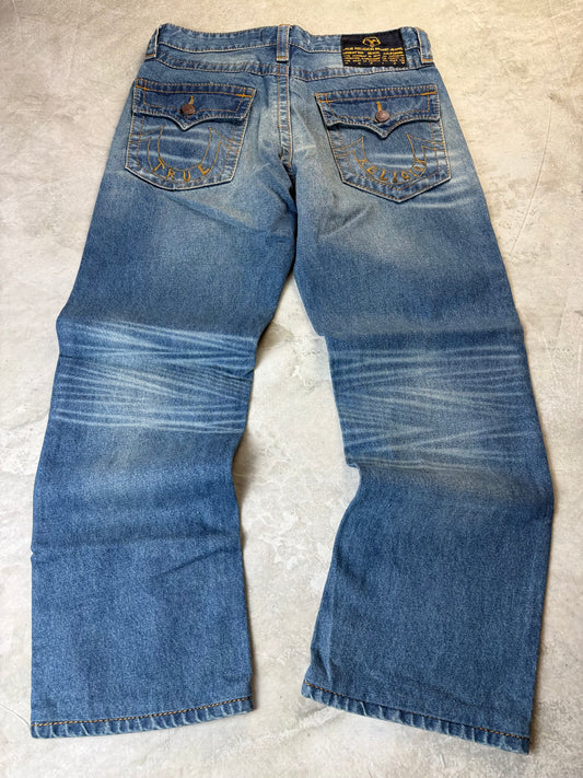 True Religion Straight Baggy Herren Jeans (L)
