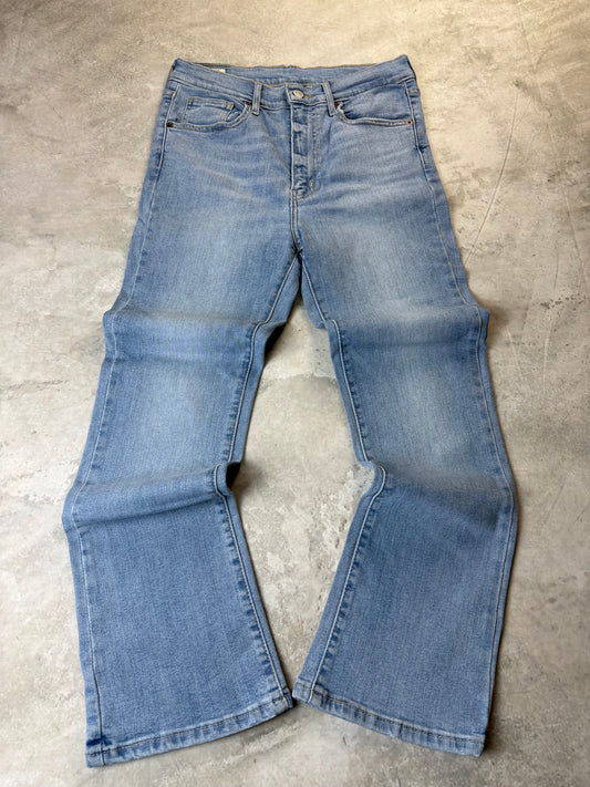 Levi's Straight Bootcut Jeans XS 27 hellblau Washed Herren Jeans (XS)