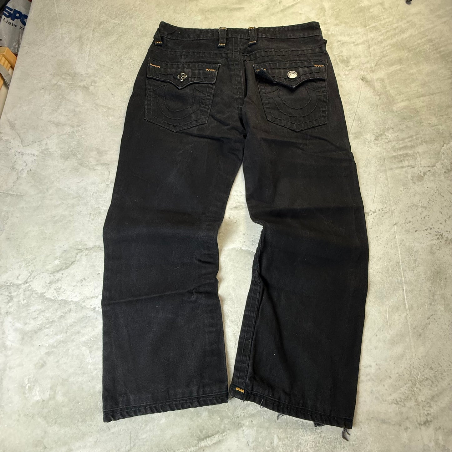 True Religion Straight Baggy Herren Jeans (L)