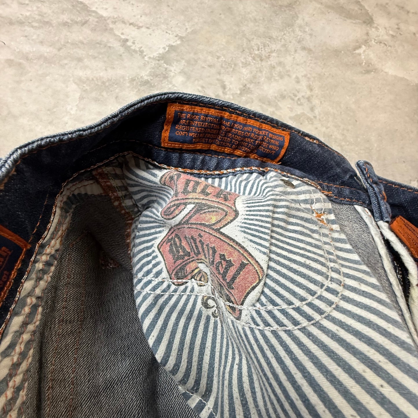 Rock Revival Flare bootcut Jeans Herren Jeans (L)