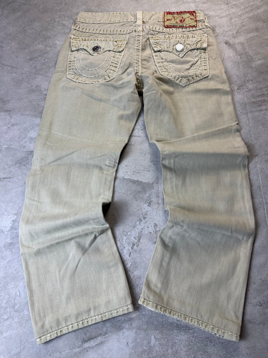 True Religion Ricky Super T Straight Bootcut Herren Jeans (L)
