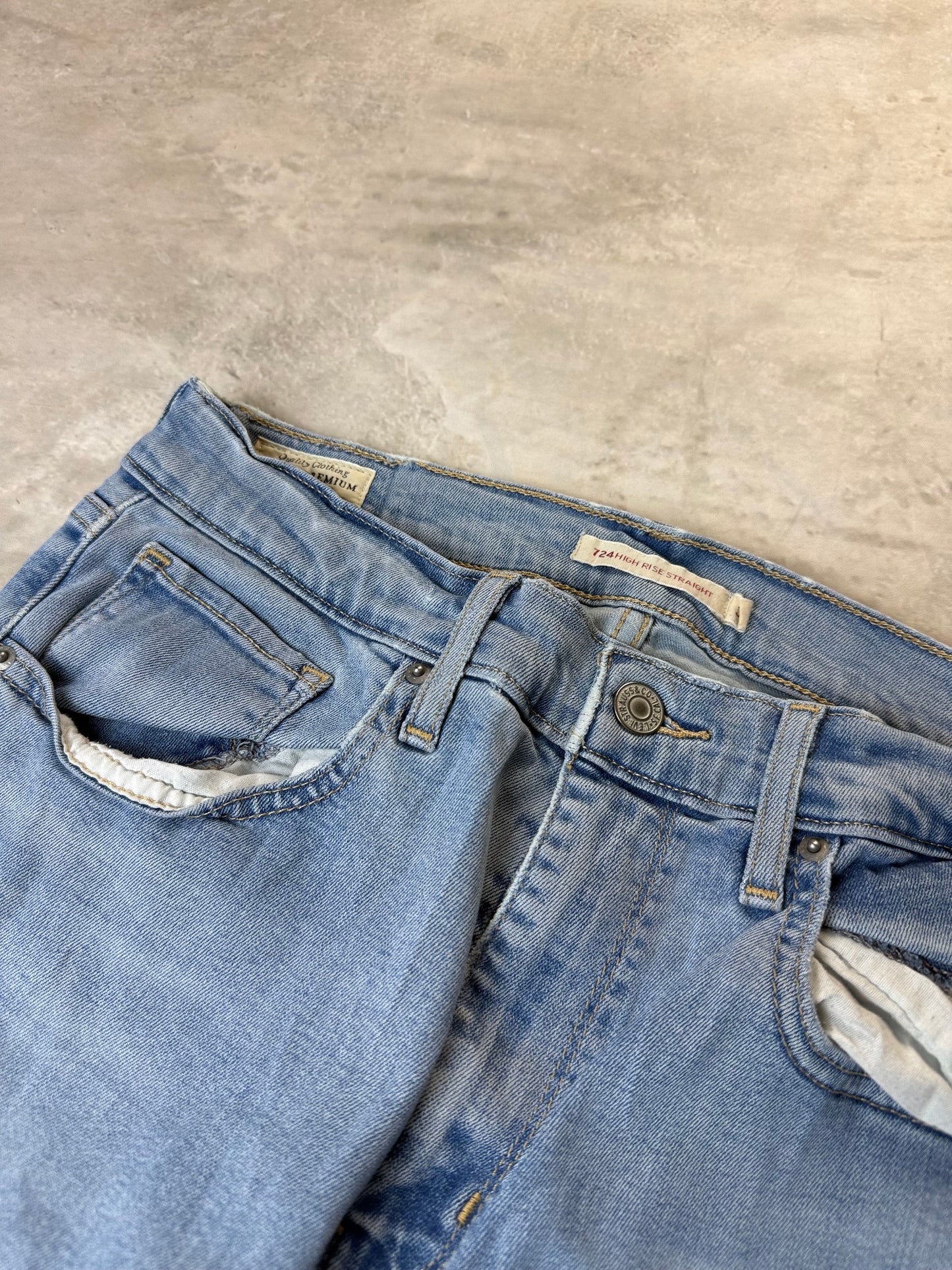 Levi's 724 High Rise Straight Damen Jeans (XS)