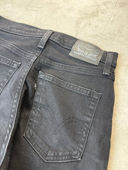 Levi's High Rise Slim Straight Jeans XS 26/29 schwarz Damen Jeans (XS)