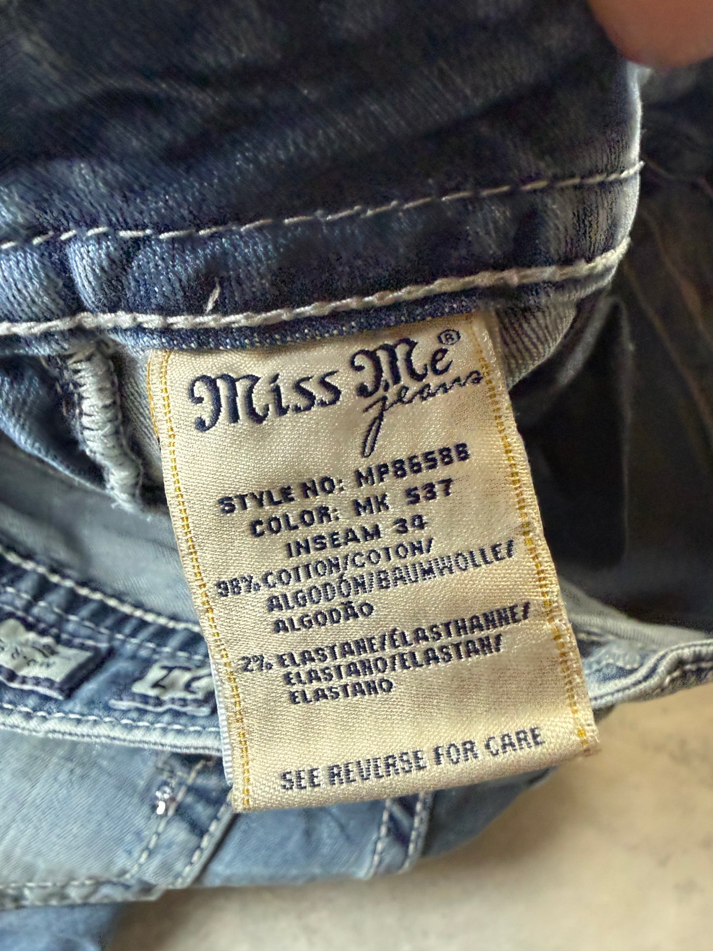 Miss Me Mid Rise Bootcut Damen Jeans (M)