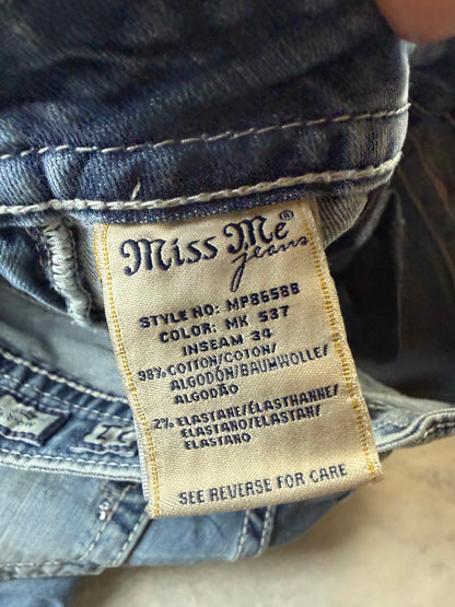 Miss Me Mid Rise Bootcut Damen Jeans (M)