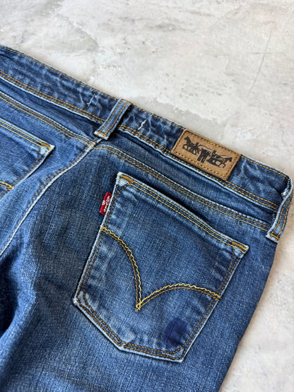 Levi's 572 Bootcut Herren Damen Jeans (XS)