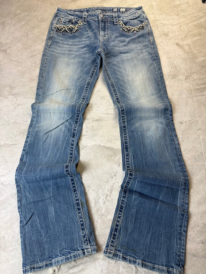 Miss Me Mid Rise Bootcut Damen Jeans (M)
