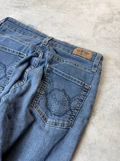 Levi's Signature Modern Boot Jeans S hellblau Washed Herren Jeans (S)