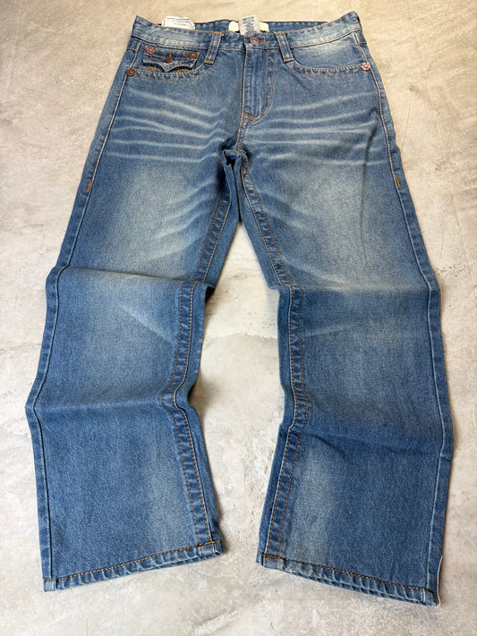 True Religion Straight Baggy Herren Jeans (L)