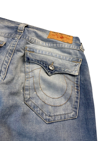 True Religion Ricky Relaxed Straight Jeans Herren Jeans (L)