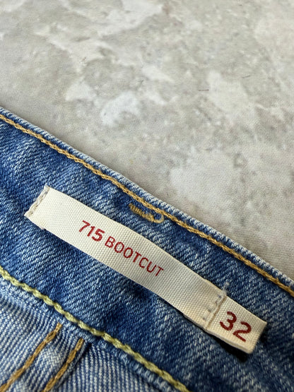 Levi's 715 Bootcut Herren Damen Jeans (L)