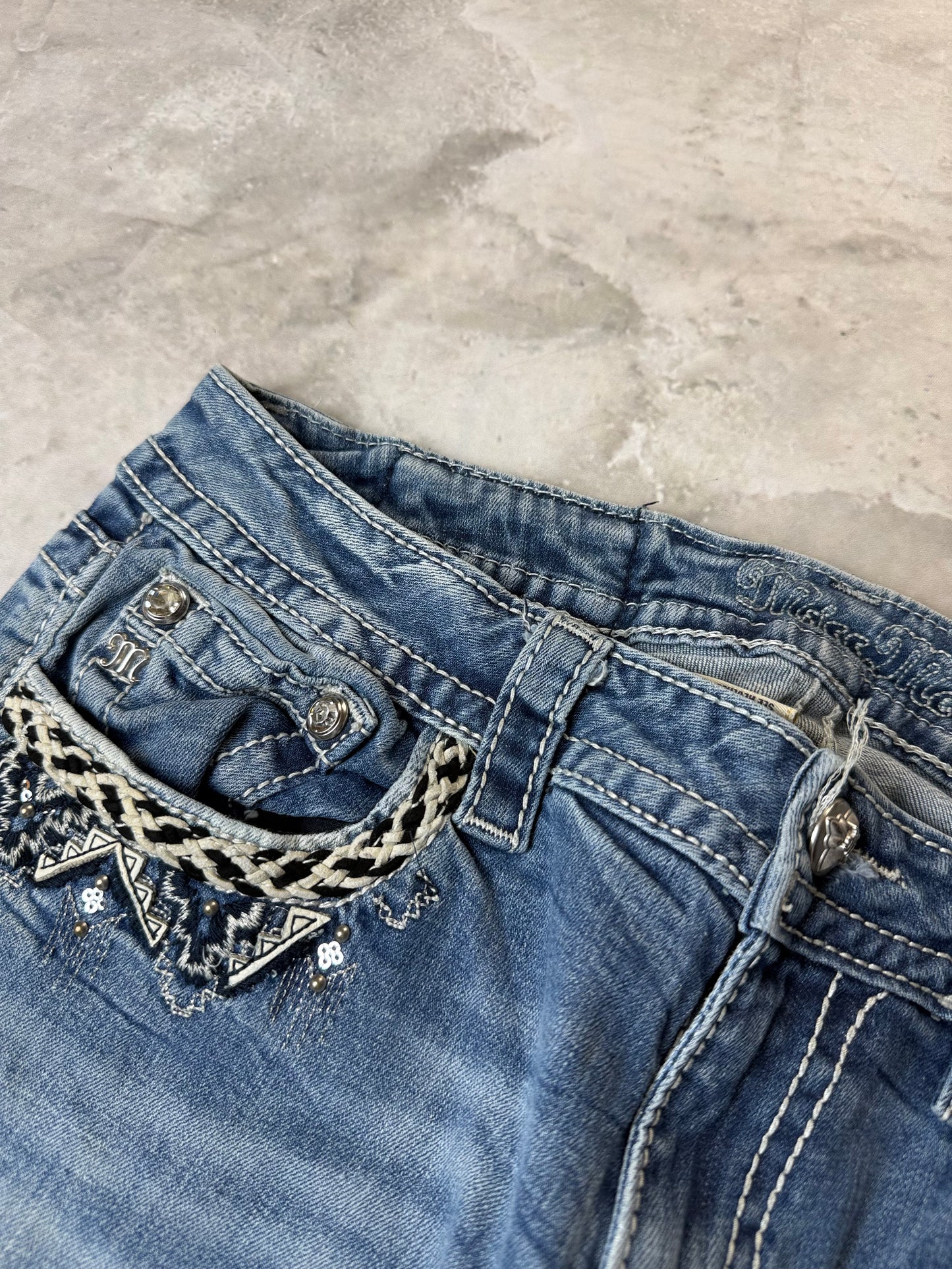 Miss Me Mid Rise Bootcut Damen Jeans (M)