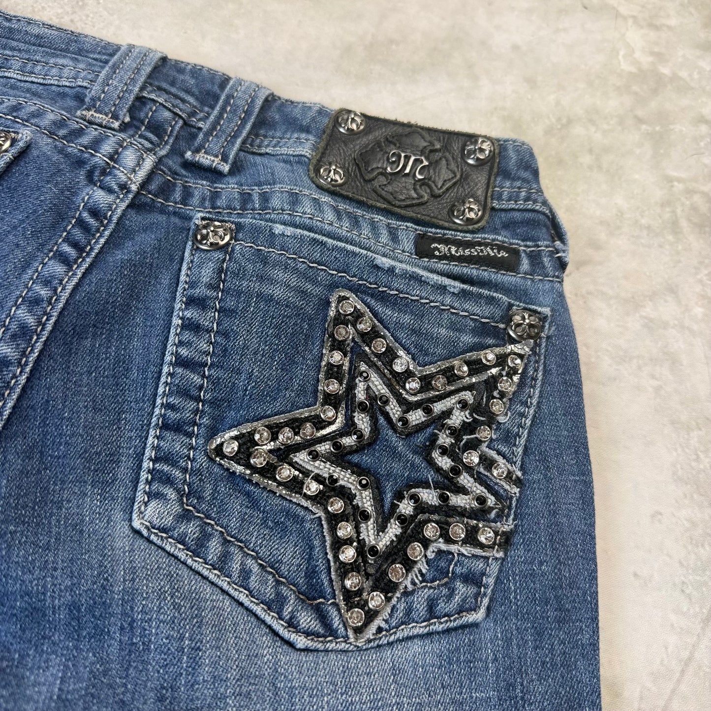 Miss Me Low Waist Bootcut Damen Jeans (S)