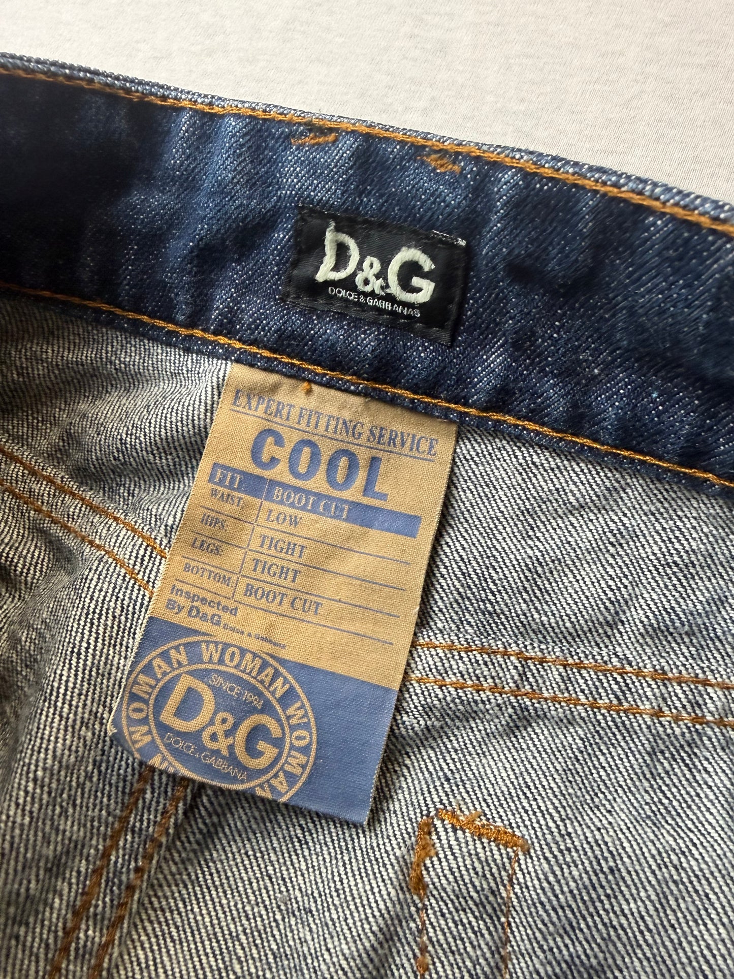 Dolce & Gabbana Low Bootcut Damen (M)