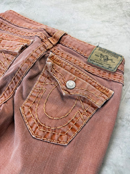 True Religion Billy Super T Low Waist Flare Bootcut Damen Jeans (S)