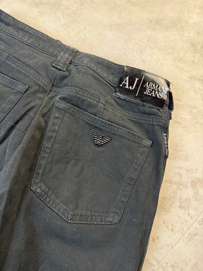 Armani Straight Fit Jeans XS 27 schwarz Herren Jeans (XS)